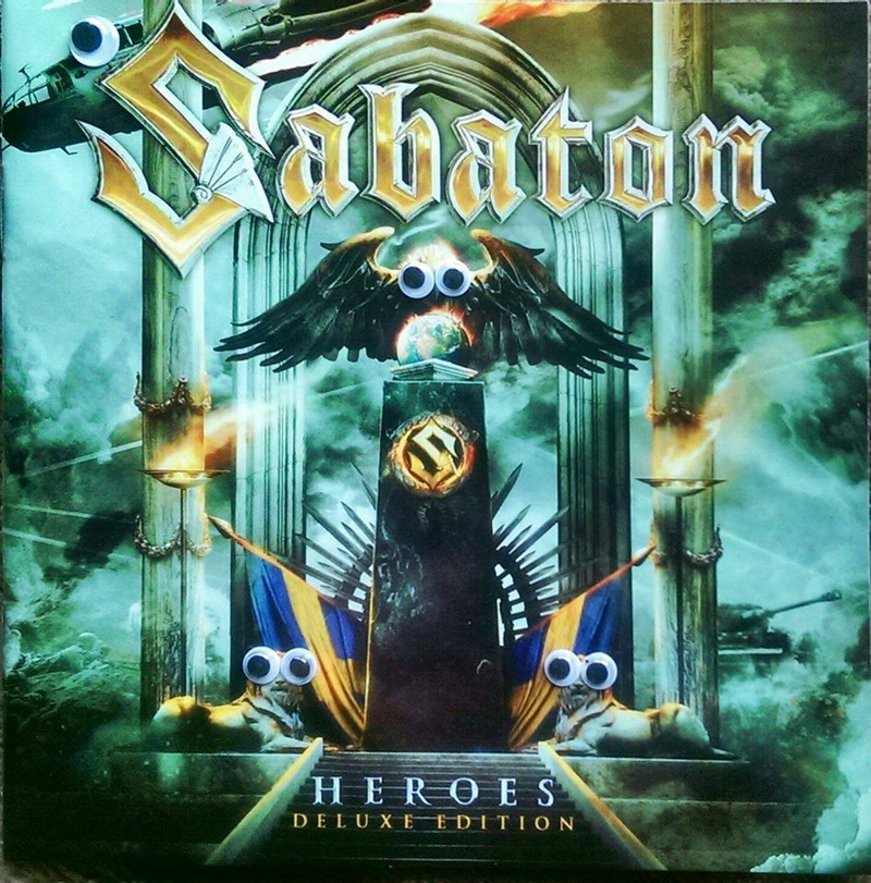 Metal Albums With Googly Eyes